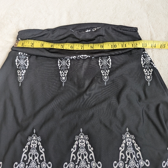 Vintage Silky Skirt, sz XS - Picture 5 of 7